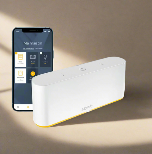 Somfy TaHoma pour domotique et commande des volets roulants par téléphone