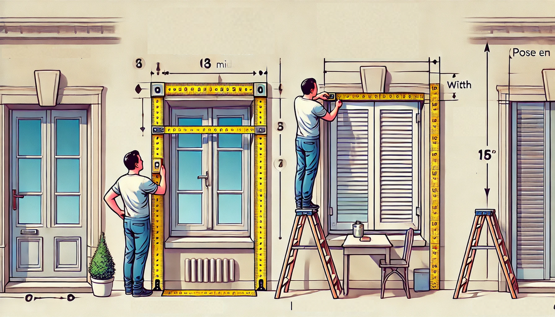 Guide de Prise de Mesures pour Volets Roulants