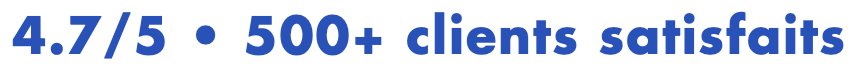 4.7/5 — Avis clients vérifiés